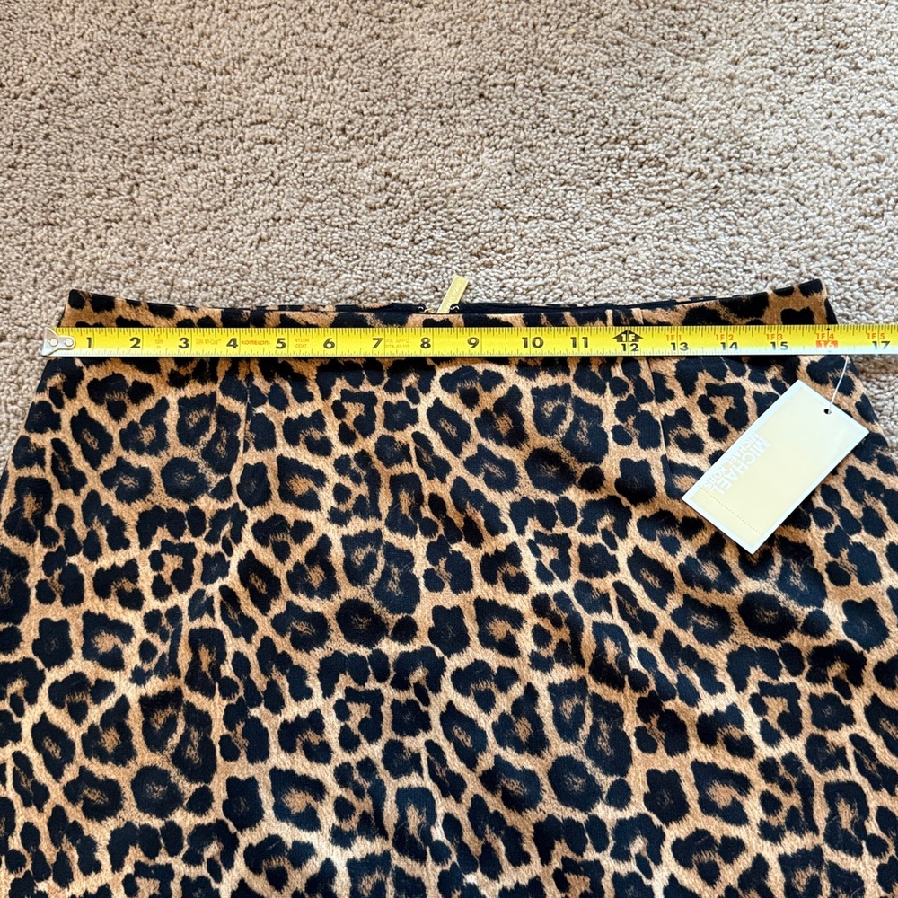 NWT Michael Kors Cheetah Print Skirt - Picture 5 of 9